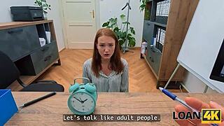 Loan4k Cute Flexible Euro Fucked Hard in Office All Holes