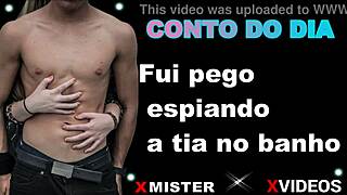 Erotic tale of catching aunt bathing leads to steamy Brazilian encounter