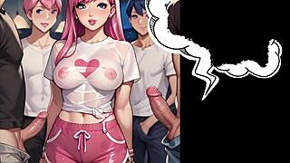 Comic Sex Change Gangbang Bukkake Cumshot Orgy Blast!