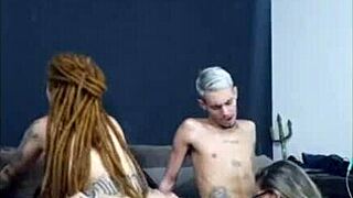 Ruiva Dread Senta No Meu Amigo Cuckold Mamada