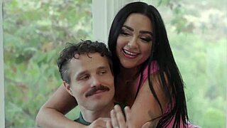 dominant phoebe kalib sneaks in heels for pussy licking and sensual d/s on sofa