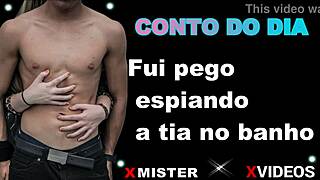 Erotic tale of catching aunt bathing leads to steamy Brazilian encounter