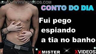 Erotic tale of catching aunt bathing leads to steamy Brazilian encounter