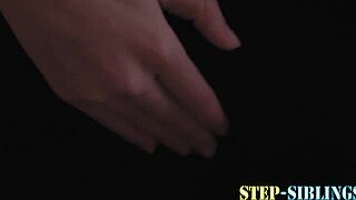 stepsis teen sucks monster cock then takes facial 😈💦 big load everywhere!!