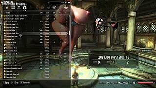 sabrina's giantess skyrim se clothing haul with huge boobs