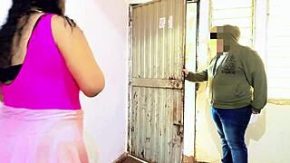 Delivery Guy Sucks Tits Licks Pussy Makes Me Squirt Fucks Raw Cums On Face