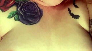 this beautiful chubby redhead masturbates her wet pussy