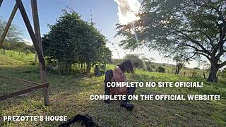 huge cock stuffs sabrina prezotte's ass completely!