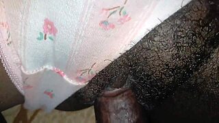 EbonY Teen In Panties Begs For More Homemade Pussy Pounding