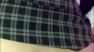 Naughty teen convinced by horny director for school creampie fuck