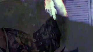 sexy sissy shemale struts in boots fishnets heels teasing ass and feet publicly