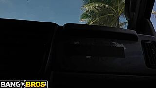 Dirtydanii 69s johnnys monster cock on bangbus then pounded doggystyle cum on tits 😩🍆💦