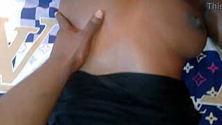 EbonY Teen In Panties Begs For More Homemade Pussy Pounding