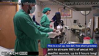 nurse forces freshman hitachi orgasm backstage in hospital