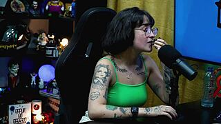 Martina Oliveira bares natural tits in exclusive Brazilian podcast suck her peitos barraco 4k outdoor tease