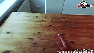 Chubby German Milf's Natural Tits Bounce in POV Fuck!