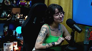 Martina Oliveira bares natural tits in exclusive Brazilian podcast suck her peitos barraco 4k outdoor tease