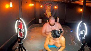 Sheena Ryder Rides Huge Cock in Steamy Hot Tub!