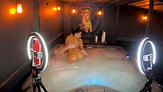 Sheena Ryder Rides Huge Cock in Steamy Hot Tub!