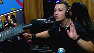 Martina Oliveira bares natural tits in exclusive Brazilian podcast suck her peitos barraco 4k outdoor tease