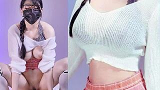 Curvy College Cutie Squirt Orgasms In Steamy Night