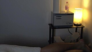 100 real secret oiled massage turns into ripped clothes handjob frenzy 😲✋💦