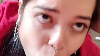 Debora prado starts the day with a deep blowjob on huge cock