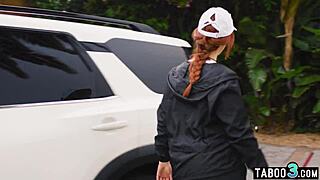 redhead milf coach siri dahl straps on to fuck teen pussy