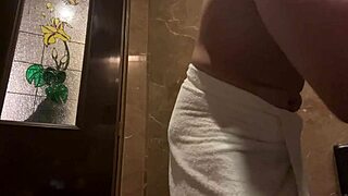 I Sneak Into Curvy Roommate's Bedroom For Big Tits Peek