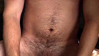 Rough homemade creampie fills mature fuck doll pussy to overflowing