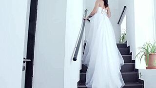 Slammed Bride Lena Coxx Takes 4 BBCs ATM Balls-Deep DAP Rough Manhandle Gapes Cum Swallow