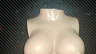 dolly begs for close-up anal creampie on desk squeezing her small tits domination slap!