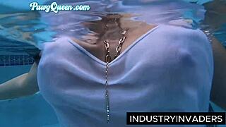 ryan smiles bounces her unbelievable huge natural tits outdoors publicly