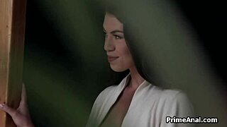 sexy tiffany bends for ass pounding on the rooftop terrace balcony