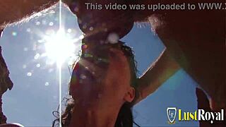 samanta's natural tits bounce while taking deep anal cock?