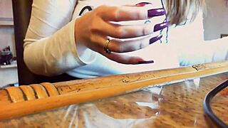 Long Nails Tease in Sexy ASMR Hand Play