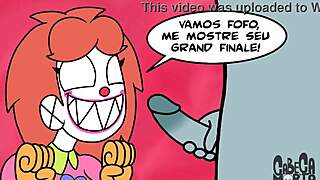 Bold clown goth sex pounds with wild intense fun nonstop