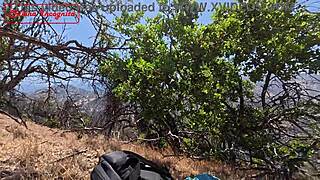 couple goes wild public fucking almost caught outdoors