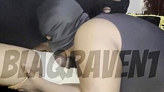 blaqraven wakes up to her huge ass getting slapped and blown