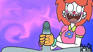 Bold clown goth sex pounds with wild intense fun nonstop