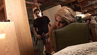 Blonde Big Tits Bent Over Fucked Doggystyle Stranger Cum