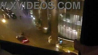 Masturbating Publicly Outside Hotel Window – So Risky!