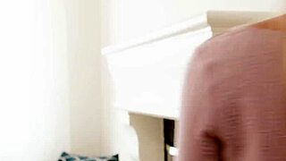 Sophia West milf cheats riding stepson pussy lick during husband call