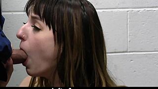 i'm the birthday girl caught stealing fucked hard in office garage