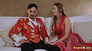 Blonde Cutie With Shaved Pussy Worships Cock In HD Titty Fuck Action