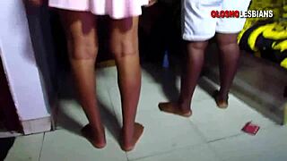 oloshi lesbians got me in bed mid-workout... now she's moaning loud 😈