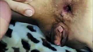 check out wife's tight ass taking hubby's huge cock