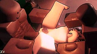 Bratty White Femboy Alley Gangbang Two Big Black Cocks