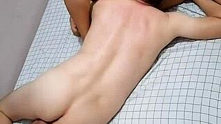 horny chubby asian housewife bends over for neighbor's doggystyle cheating pound