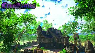 Curvy hentai babe in sexy outfit creampied during adventure game 😍🍑